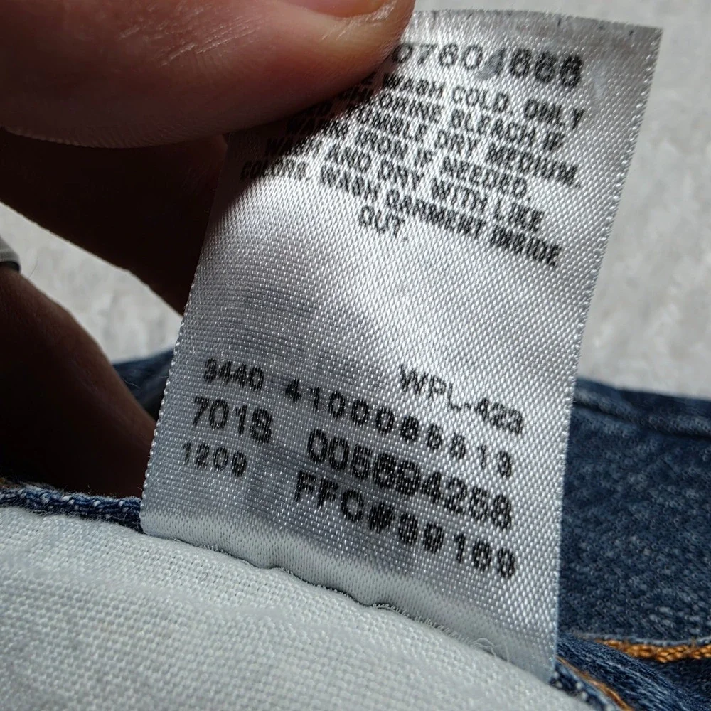 Levi's 569 Loose Straight Men 38/30 Blue Denim Jeans 005694268